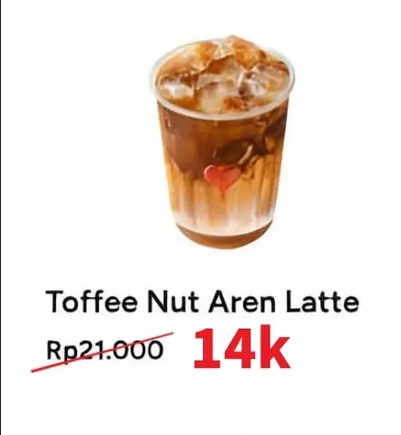 Toffee Nut Aren Latte